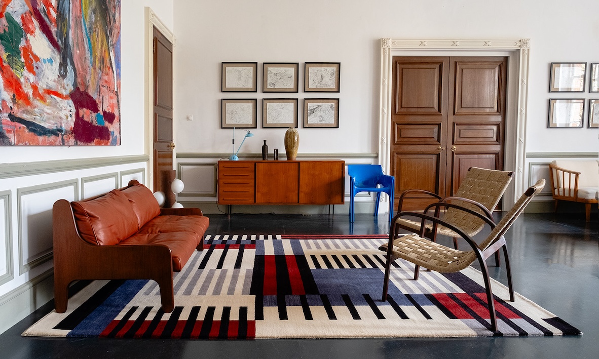 Rugs in residence at 8 Holland Street St James’s Park Flagship Gallery